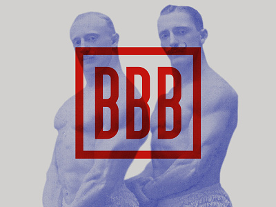 Bail Bond Brothers bail bond branding halftone logo screen print typography