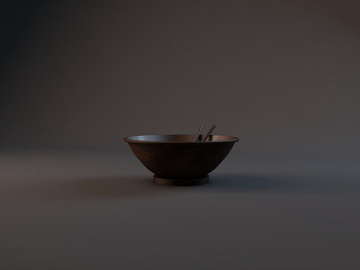 3D Bowl - 01 3d bowl c4d design food render