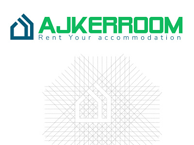 Home Rent Company Logo | Ajkerroom Logo brand identity branding design graphic design logo logo design logo designing omar sharif sharkar