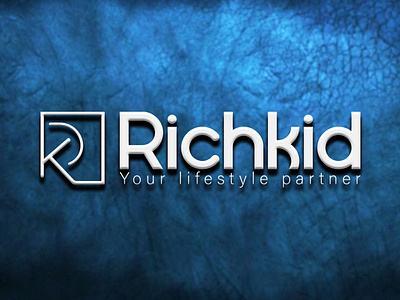 Fashion Brand Logo | Richkid Logo | Minimal and Custom font Logo