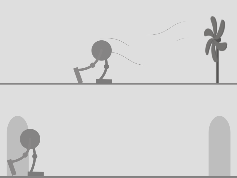 Walk Cycle animation 2d animation ae after effects animation gif loop minimal walk cycle wind
