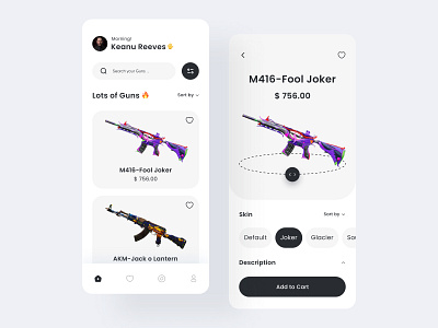 Gun Shop Mobile app