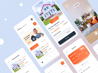 Real Estate App app app design clean home home app house minimal mobile mobile app real estate real estate app realestate rent home rent house trendy ui ui design