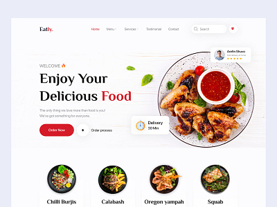 Food Delivery Landing Page