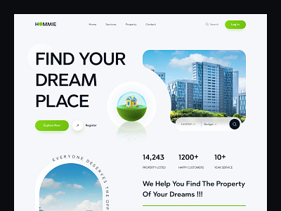 Website Design: Landing Page | Home Page | Real Estate UI real estate realestate website