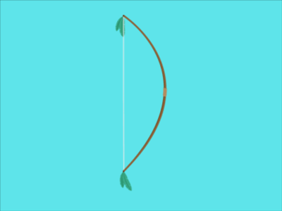 Bow And Arrow 2d animation after effects animation arrow bow bow and arrow fight illustration motion design war weapon