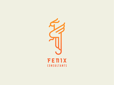 Fenix Consultants Logo bird logo fenix logo design