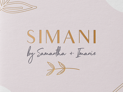 Simani Logo branding branding design branding designer design fashion fashion brand graphicdesign graphicdesigner logo typography
