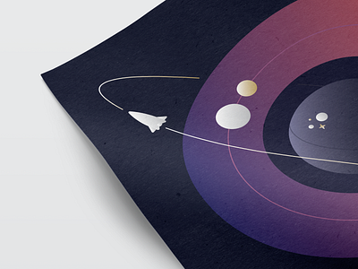 Quasar close-up branding design graphic design illustration space