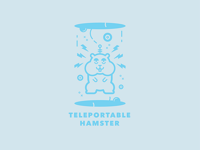 Teleportable Hamster design illustration