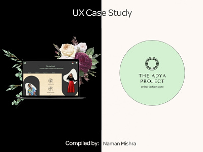 UX Case study - A sustainable fashion online store casestudy uxui webdesign