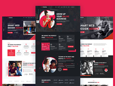 Creative Digital Agency WordPress Theme agency branding company creative graphic design multipurpose project template theme ui wordpress