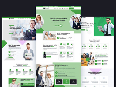 Dream-IT Finance Consulting Multipurpose Theme advisor animation branding business consulting finance graphic design logo marketing motion graphics new template ui wordpress