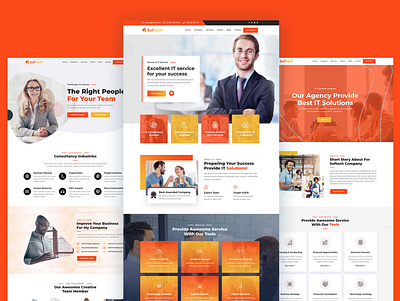 Softech IT Solution Business & Technology Template best template best wp theme branding business consulting creative graphic design it solution landing minimal new design new theme page technology template theme top theme ui ux wordpress
