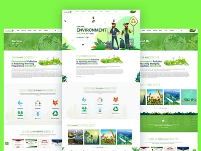 Environment Renewable Gardening WordPress Theme branding endowment gardening graphic design logo template theme ui wordpress