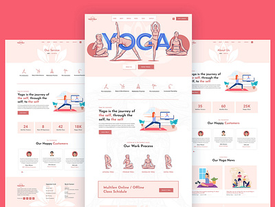 Yoga Gym Fitness and Lifestyle WordPress Theme 3d animation beauty branding business design fitness game graphic design gym landing landing page logo motion graphics multipurpose template theme ui women yoga