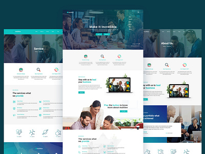 Multilen Minimal Business Consulting Landing Pages best theme business company corporate design graphic design html minimal psd solution template templatemonster theme themeforest top template wordpress