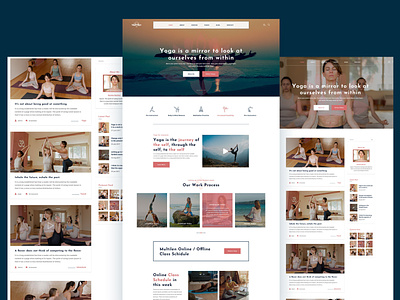 Yoga Gym Fitness and Lifestyle Website Template branding business design fitness game graphic design gym health healthy hospital landing lifestyle medical multipurpose sport studio template website wellness yoga