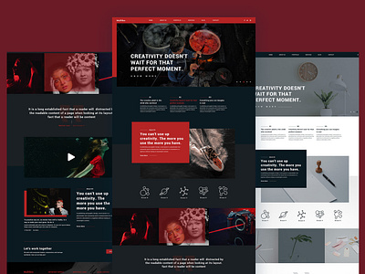 Creative Agency And Meat Company Template