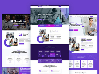 IT Solution Business Consulting Website Template animation business company consulting design finance graphic design it logo marketing multipurpose new psd software technology template theme ui wordpress