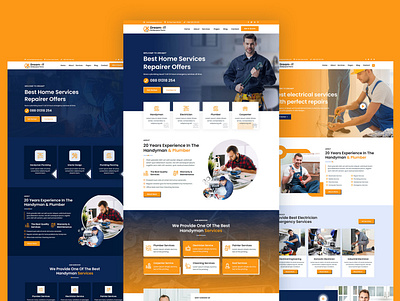 Dream-IT Handyman & Plumbing WP Theme business clean cleaning company consulting electrical graphic design handyman html html5 multipurpose plumbing ropier service software solution template theme wordpress wp