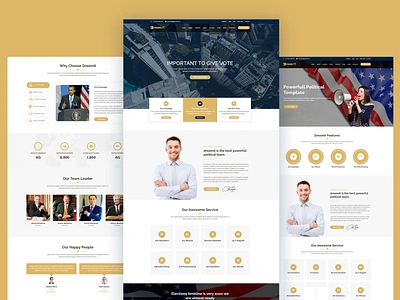 Dream-IT Political & Multipurpose Website Template branding business company design dreamit education gardening government graphic design html illustration logo multipurpose policy political psd template theme ui wordpress