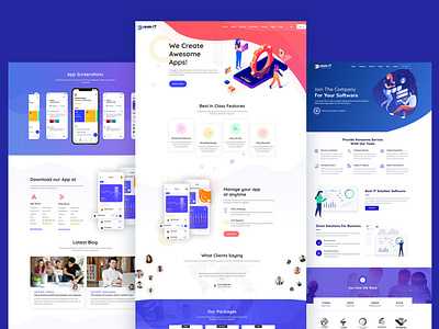 Dream-IT App Landing Page Website & SEO Agency