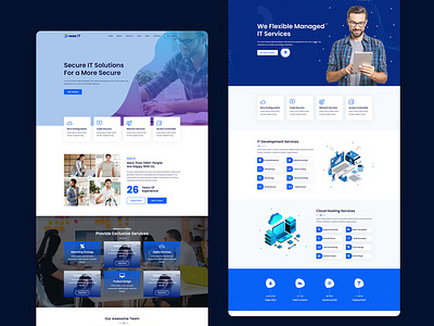 Dream-IT IT Solution & Multipurpose HTML5 Template agency apps business company creative dreamit education hosting it marketing medical minimal sass seo software solution startup technology template wordpress