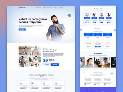 Dream-IT 50+ Category Multipurpose Website