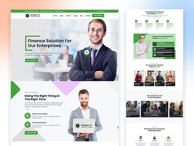 Dream-IT Finance WordPress Theme best template best website big business company consulting design dreamit envato theme finance graphic design marketing multipurpose software template theme themeforest theme top wordpress theme website wordpress