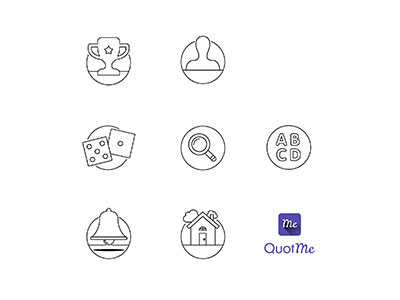 Quotme Icons app icons