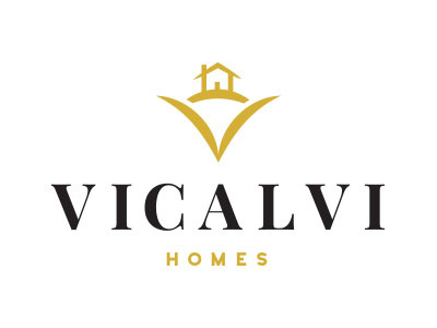 Vicalvi Final builders homes logo logo design