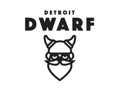 Detroit Dwarf brand design detroit dwarf graphic design illustration logo logo design