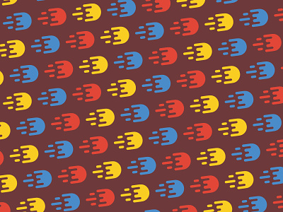 DE Fireball Pattern color fireball logo pattern repetition
