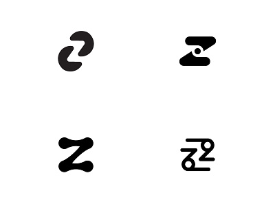 Letter Z Logo brand branding icons logo negative space wip z