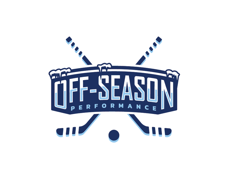 Off-Season Performance athlete athletic badge coach logo performance personal training sports training