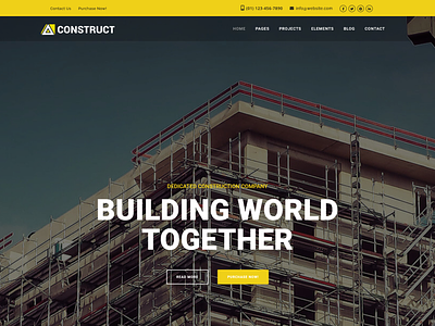 Construct - Construction, Building Joomla 4 Template