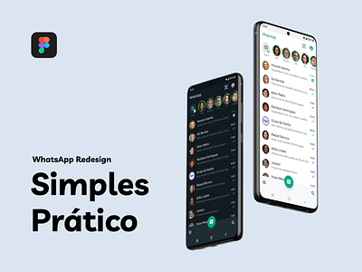 Meu conceito do WhatsApp | My WhatsApp Concept branddesign branddesigner branding concept conceptui design graphic design icon identidade visual illustration logo logodesign redesenho redesign ui uidesign uiux uxdesign whatsapp whatsappdesign