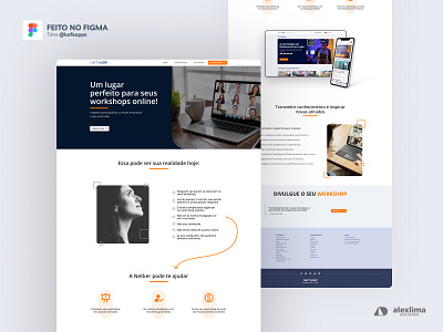 Netker: Um lugar perfeito para seus workshops online! branddesign branddesigner branding design designer designer de interface graphic design icon identidade visual illustration interface logo ui ui design ui designer uiux ux designer