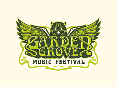 Garden Groove Music Festival green music music festival owl