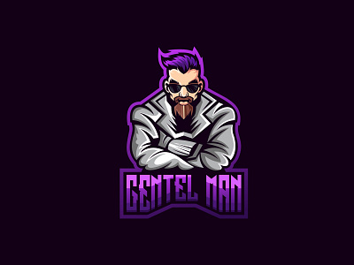 gentel man logo design