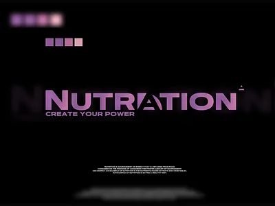 NUTRATION|| LOGO||ADVERTISING branding graphic design logo