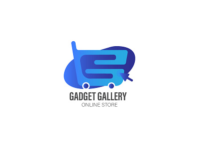 GADET GALLERY ONLINE STORE LOGO branding graphic design logo