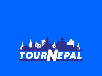 TOUR NEPAL - Brand identity branding graphic design logo