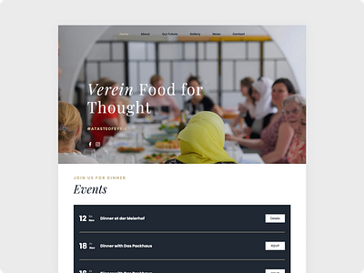 Food for Thought design ui ux