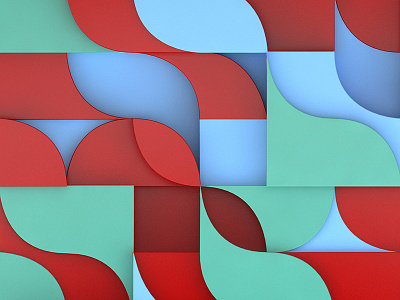 Multicolour Pattern 3d c4d cinema4d illustration pattern vray