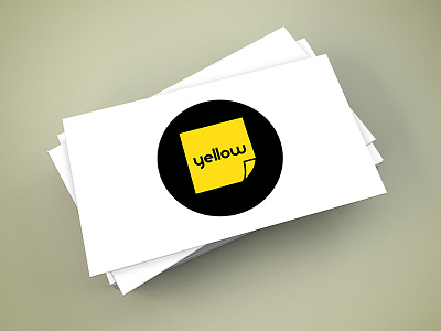 Logo proposal for Yellow Advertising advertising design logo logo design note notepad yellow