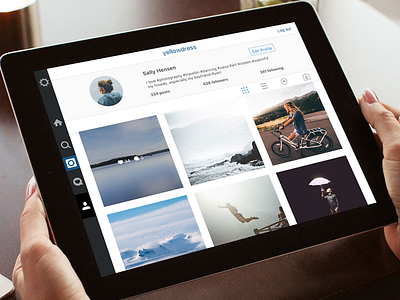 Instagram for iPad (Concept) app design icons instagram interface ios photo profile social ui user ux