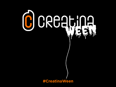CreatinaWeen branding design halloween illustration