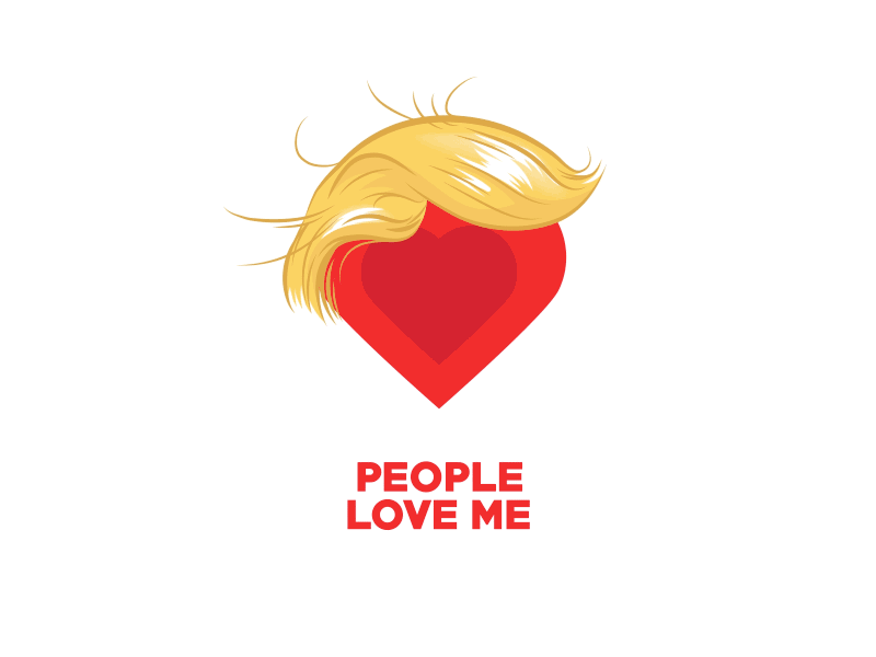 American election gift set character dating elephant hillary illustration kanye love president romance sticker trump